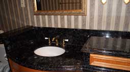 custom bathroom cabint with vanity top