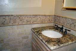 Granite vanity top